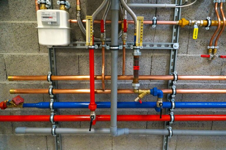 pipes in plumbing system from Houston commercial plumbing company